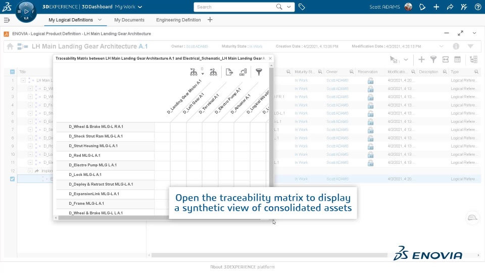 ENOVIA Logical Product Architect | Dassault Systèmes®