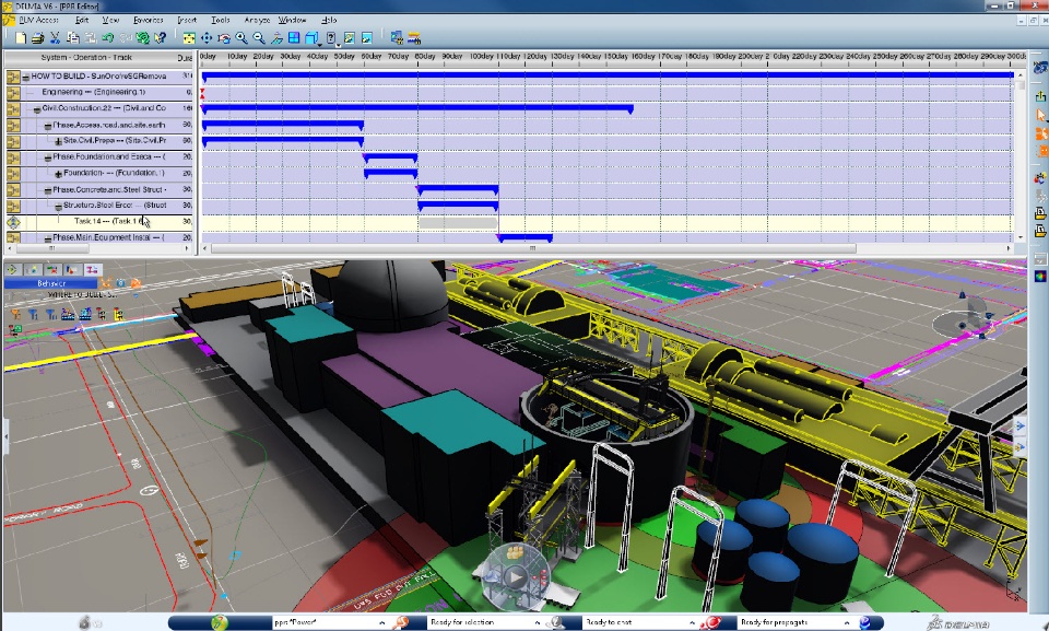 4D Planning Simulation for Construction available in V6 Platform thanks ...