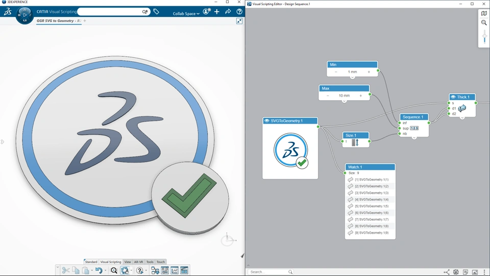 R2025x What s New CATIA Visual Scripting and xGenerative Design ...