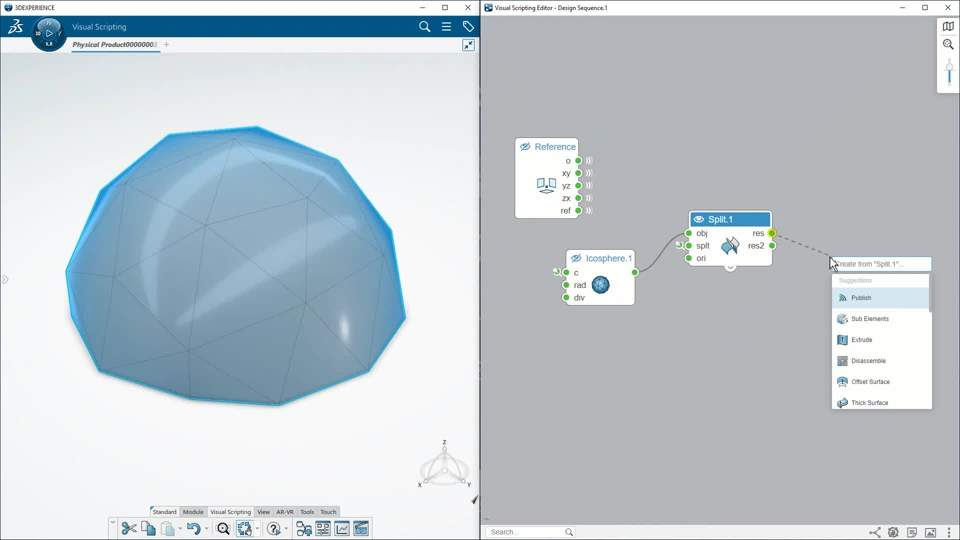 R2025x What s New CATIA Visual Scripting and xGenerative Design ...