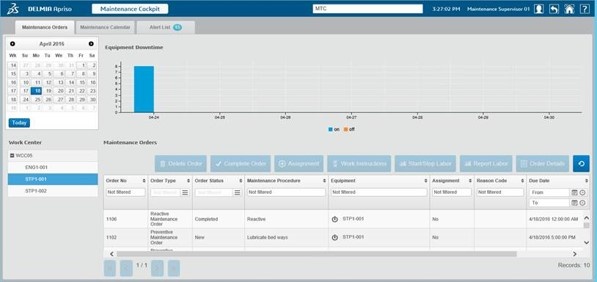 DELMIA Apriso Maintenance | Dassault Systèmes®